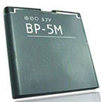 Nokia BP-5M Generic, Replacement Battery : Nokia 5610, 5700, 6110, 6220, 6500 Slide, 7390, 8600L