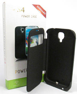 Samsung Galaxy S4 Power Bank Battery Flip Case