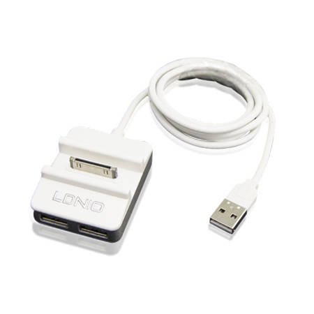 iPhone USB Charger Dock  +  2 Port USB Hub