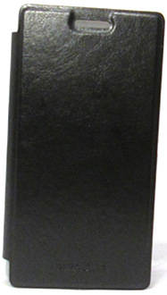 Sony Xperia M2 Aqua Flip Case (Black)