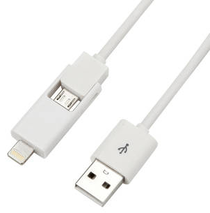 2 in 1 : Lightning + Micro USB Cable