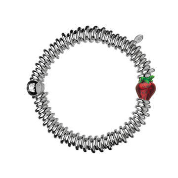 Signature Wimbledon Strawberry Silver Bracelet *Imported