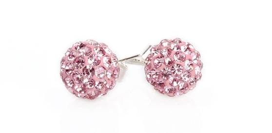 Designer's Celebrities Style Crystal Ball Earrings *imported