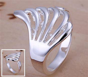 Designer's Silver Angel's Wing Ring *Imported