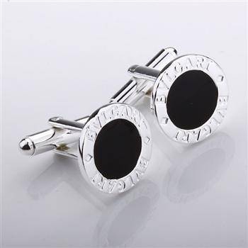 Bvlgari Silver Luxury Cufflinks