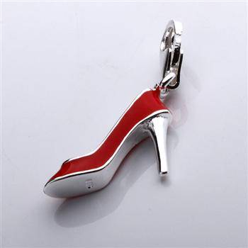 Tomas Sabo Silver Ladies Red Shoe Charm*imported