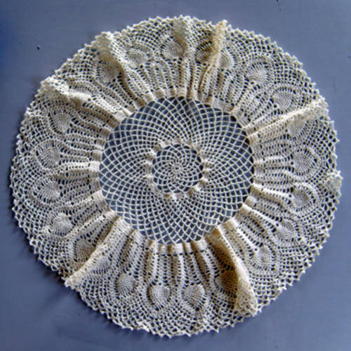 Off White Vintage Crochet Doilie