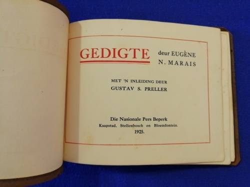 Eugene Marais - Gedigte - First Edition 1925