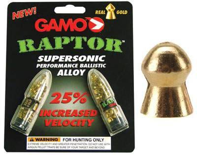 Gamo Raptor. High Velocity Air Rifle Pellets.