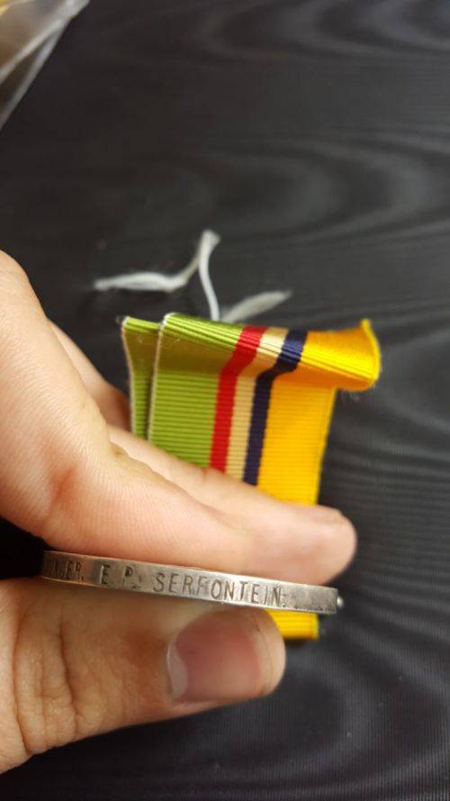 ABO MEDAL - AWARDED TO BURGER E.P. SERFONTEIN