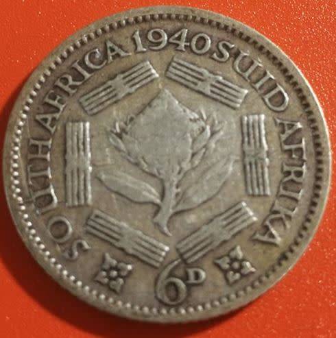 1940 - SA UNION 6 PENCE