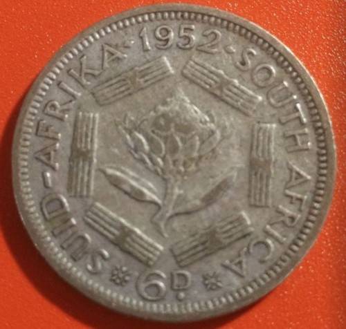 1952 - SA UNION 6 PENCE
