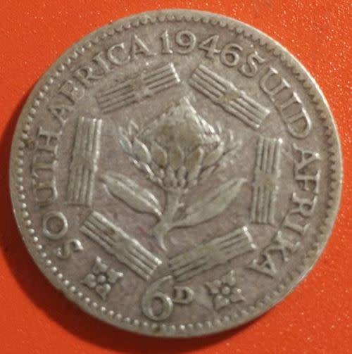 1946 - SA UNION 6 PENCE