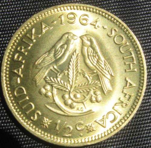 ***1964 1/2 cent uncirculated coins bid is per coin !!! ***