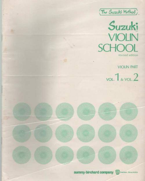 SUZUKI VIOLIN SCHOOL, VOL.1 AND VOL 2 - 1955