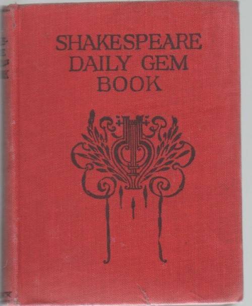 SHAKESPEARE DAILY GEM BOOK (INSCRIPTION DATED 1948)