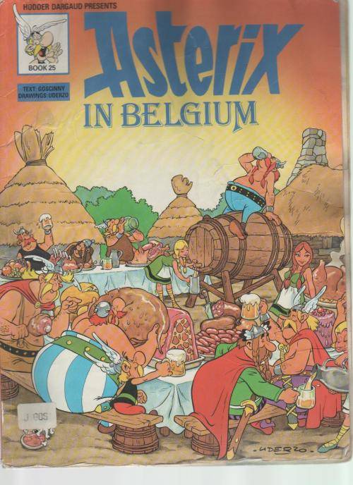 ASTERIX IN BELGIUM - GOSCINNY (1983) DRAWINGS BY UDERZO