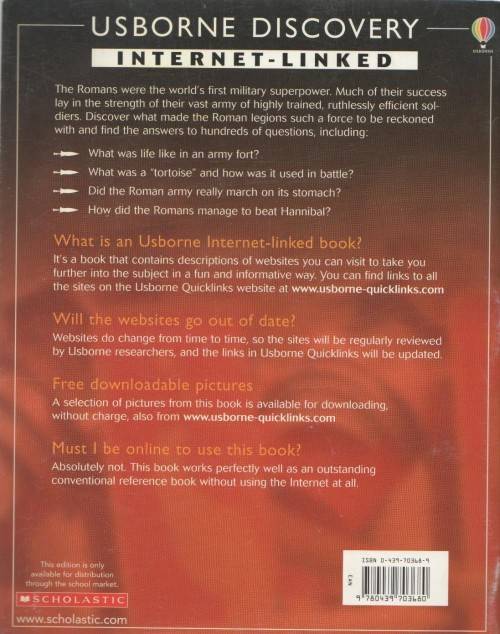 ROMAN ARMY - SCHOLASTIC - RUTH BROCKLEHURST (2004)