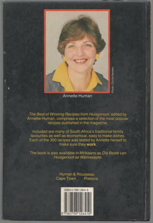 HUISGENOOT: THE BEST WINNING RECIPES - ANNETTE HUMAN (1990)