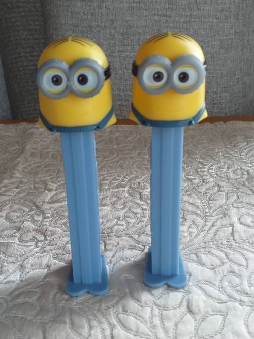 TWO MINIONS , PEZ DISPENSERS