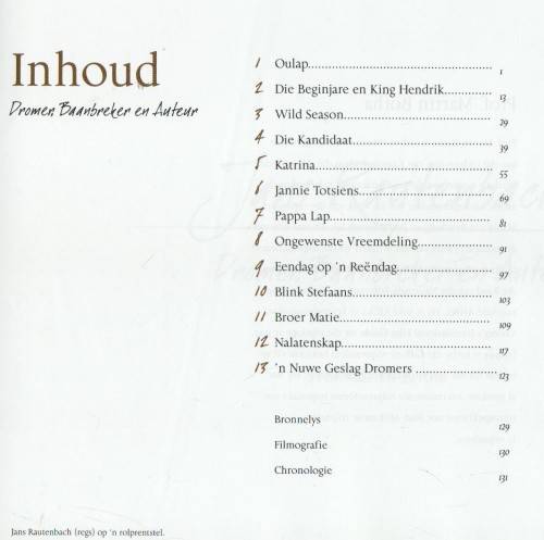 JANS RAUTENBACH, DROMER BAANBREKER EN AKTEUR - MARTIN BOTHA (1 STE UITGAWE 2006)