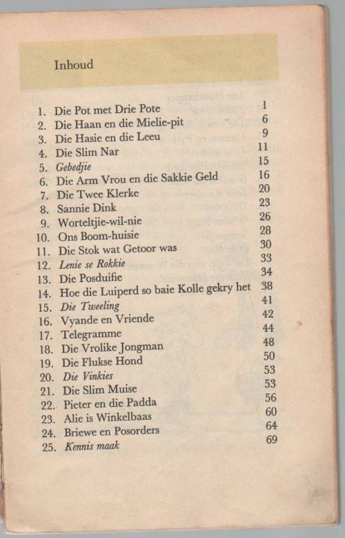 OOR DIERE EN KINDERS - SILWERBOOM-REEKS, STANDERD TWEE - DR J DE V HEESE (15 DE DRUK 1982)