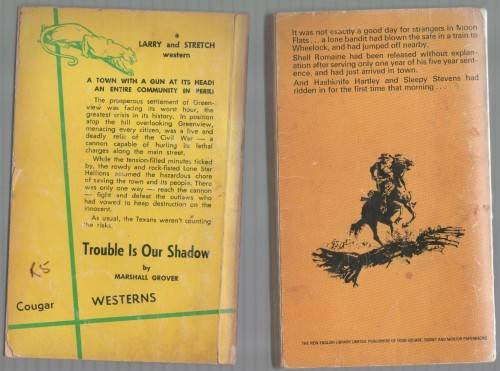 TWO WESTERN PAPERBACKS (COUGAR WESTERN)