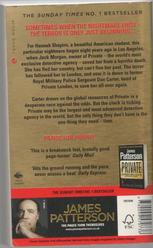 PRIVATE LONDON - JAMES PATTERSON (2012)