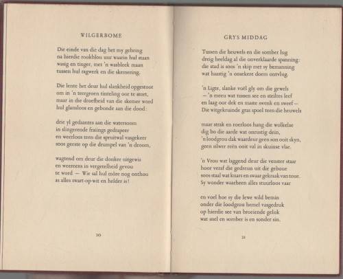 DIE VROU EN ANDER VERSE - ELISABETH EYBERS  (1949)