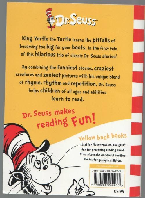 YERTLE THE TURTLE AND OTHER STORIES - DR SEUSS (2017)