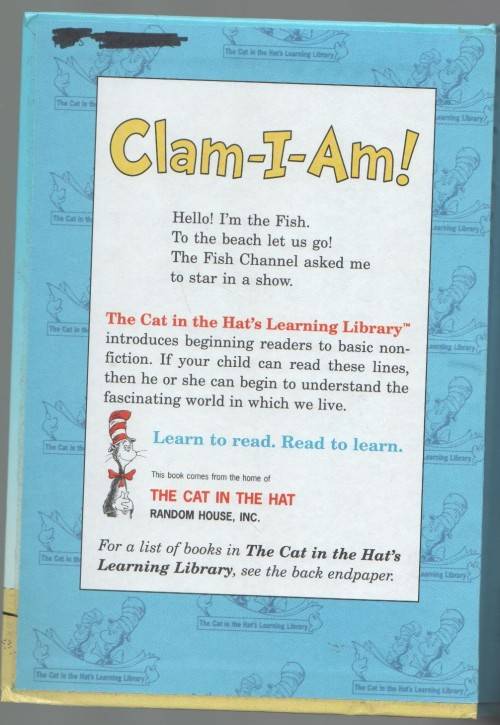 CLAM-I-AM, ALL ABOUT BEACH - THE CAT IN THE HAT`S LEARNING LIBRARY  - TISH RABE (2005)