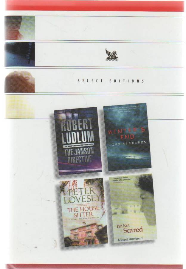 FOUR BOOKS IN ONE- VARIOUS WRITERS (ROBERT LUDLUM, JOHN RICKHARDS, PETER LOVESEY & NICCOLO AMMANITI)