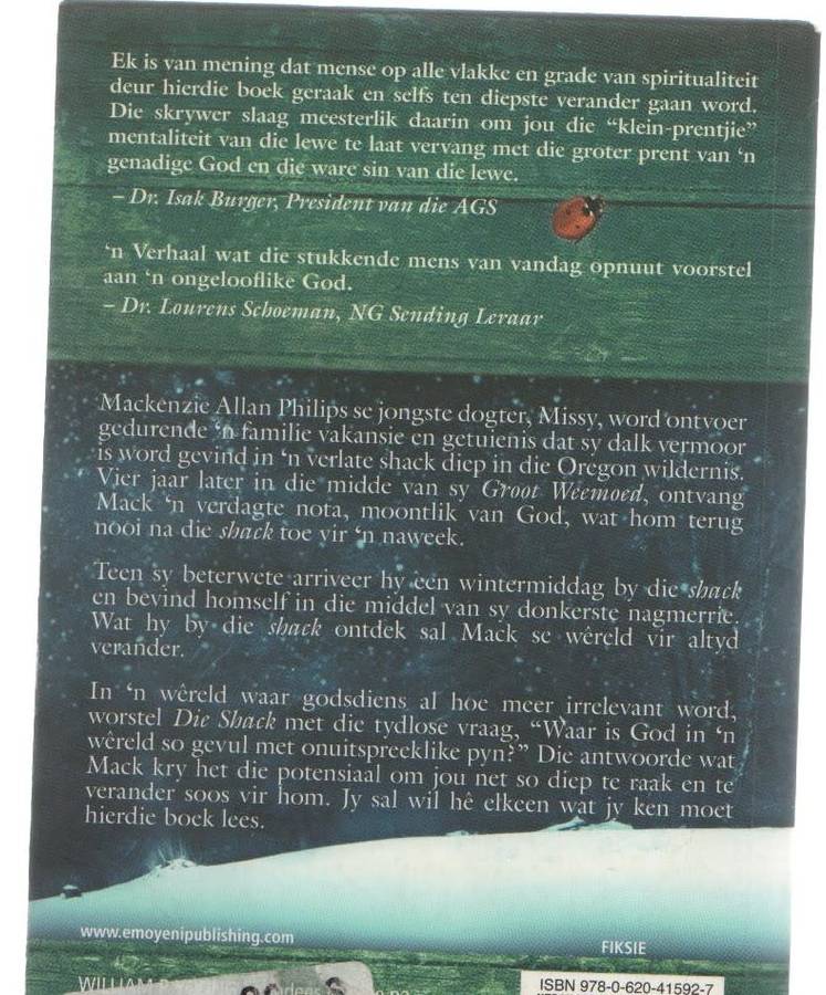 DIE SHACK - WILLIAM P YOUNG (2008)