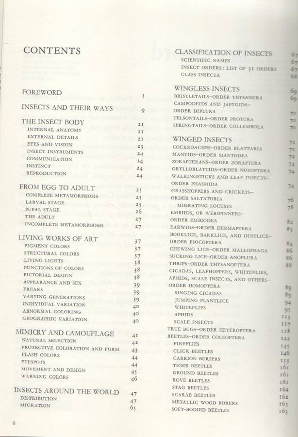 INSECTS OF THE WORLD - WALTER LINSENMAIER (1972)