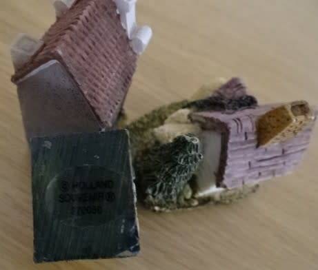 SEVEN MINIATURE DUTCH CANAL HOUSES