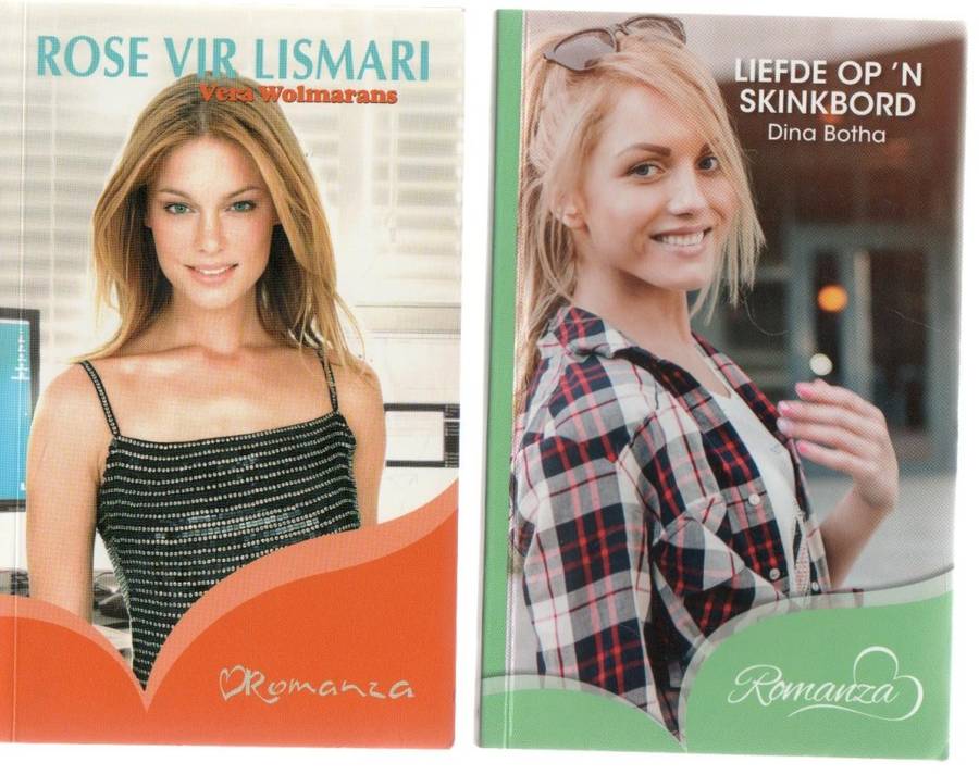 DRIE ROMANZA BOEKE :LIEFDE OP `N SKINKBORD, ROSE VIR LISMARI, DIE BELOFTE
