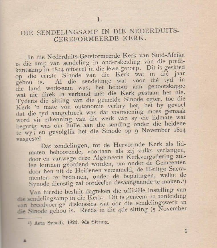 KRUISGESANTE IN SUID-AFRIKA - A DREYER (1927)