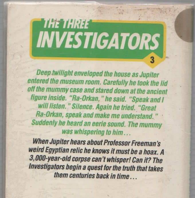 THE THREE INVESTIGATORS: THE MYSTERY OF THE WHISPERING MUMMY - ALFRED HITCHCOCK (1984)