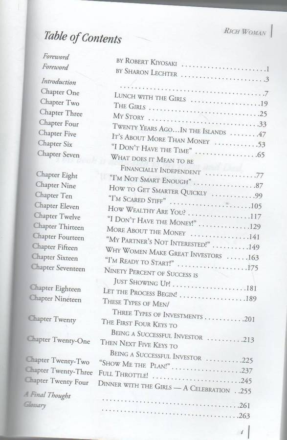 RICH WOMAN - KIM KIYOSAKI (2007)