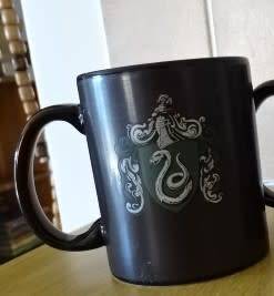 HARRY POTTER HUFFLEPUFF STONEWARE COFFEE MUGS, HUFFLEPUFF AND SLYTHERIN
