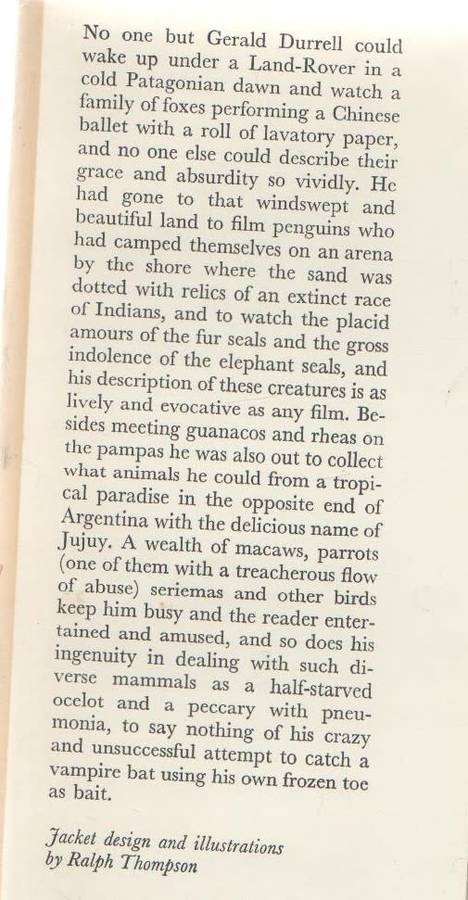 THE WHISPERING LAND - GERALD DURRELL (1961)