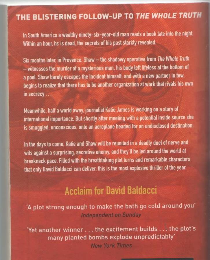 DELIVER US FROM EVIL - DAVID BALDACCI (1 ST PUBLISHED 2010)