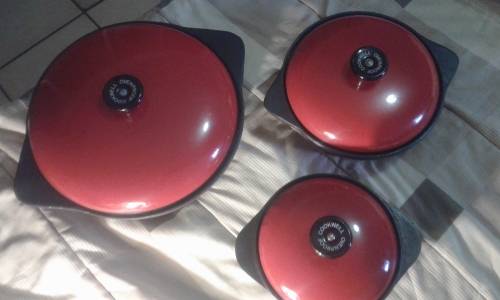 Cookwell ovenproof 3piece pots