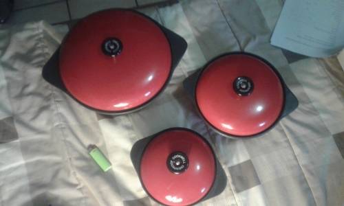 Cookwell ovenproof 3piece pots