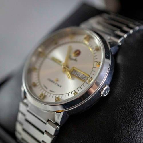 1970s Rado Silver Star Mens Watch
