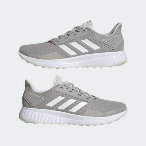 Adidas Men`s DURAMO 9 Metal Grey / Cloud White / Orbit Grey Size  SA 11 - BRAND NEW