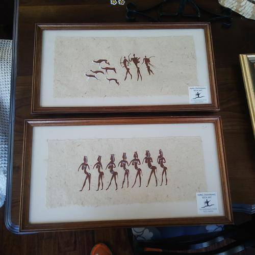 Kung (Bushman) Rock Art Pair