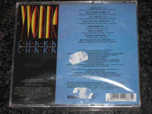 YVONNE CHAKA CHAKA BE PROUD TO BE AFRICAN CAT# CDRBL170 SOUTH AFRICAN PRESS NEW