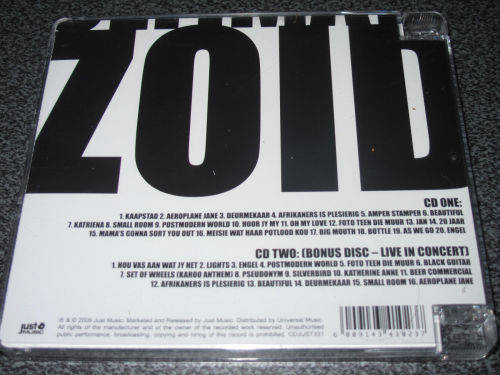 ULTIMATE ZOID CDJUST3311 SOUTH AFRICAN PRESS NEAR MINT
