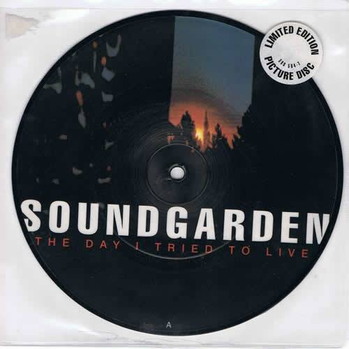 Soundgarden - The Day I Tried To Live Vinyl, Limited Edition, 7"  Original UK 1994
